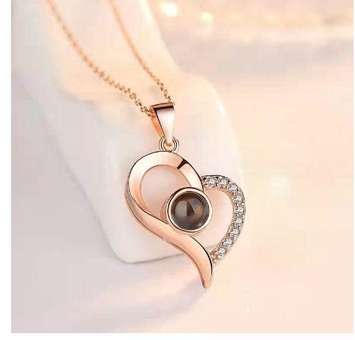 Valentines Day Gift Soap Rose Gift Box Crystal Pendant Necklace Eternal Flower Jewelry Box Set Wedding Birthday Gift For Girlfriend - EX-STOCK Canada