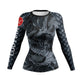 Printed Slim Fit Long Sleeve Workout Tops for Women - EX-STOCK Canada