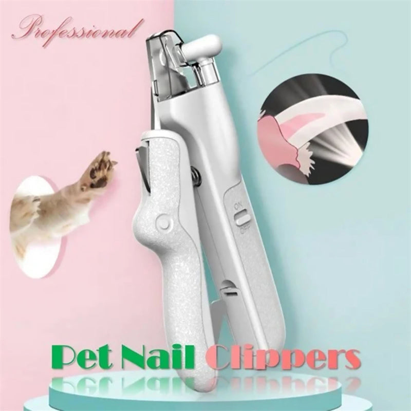 Pet Nail Clippers With LED Light Dogs Cat Nail Scissors Professional Trimmer Tool Care Grooming Supplies EX-STOCK Canada