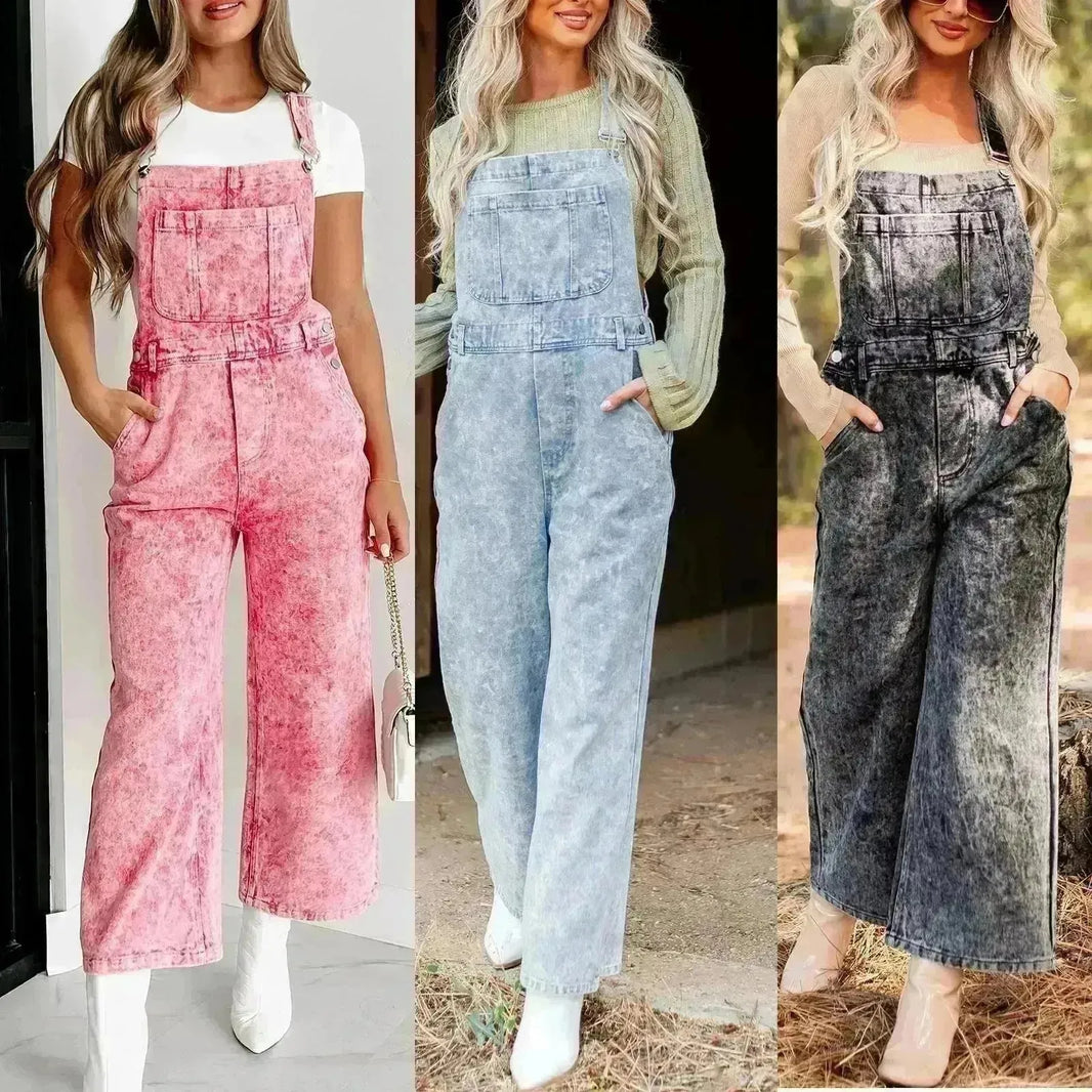 Massure in denim regolabile retrò dungarees dungarees dungarees jeans jeans per donne jeans per donne