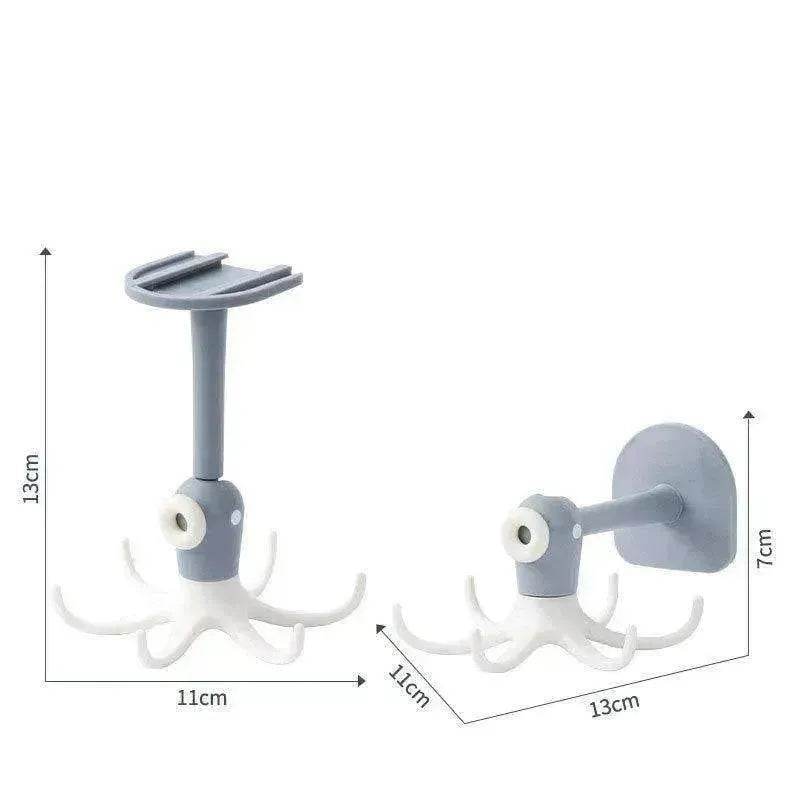 360 Degree Rotating Wall mounted No punch Sticky Hook - EX-STOCK Canada