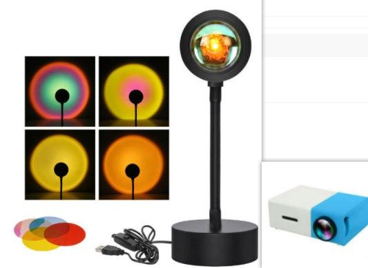 Lampada Proiettore Tramonto Proiettore Tramonto Luce Notturna Decorazione Murale IlluminazioneEX-STOCK Canada