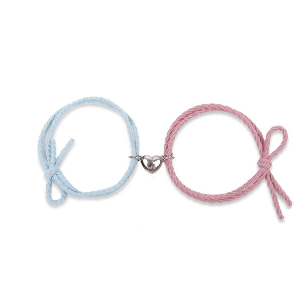 Heart Magnet Pendant Couple Lovers Friendship Bracelet - EX-STOCK Canada
