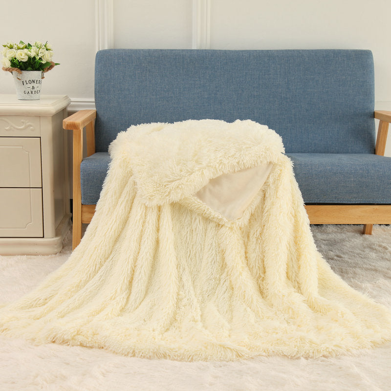 Plush Blanket Double-layer Blanket Multifunctional EX-STOCK Canada
