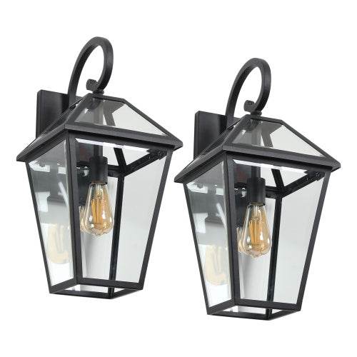 Modern Outdoor Waterproof Wall Lights fixture Support Many Types Of Bulb-2 Packs - EX-STOCK Canada