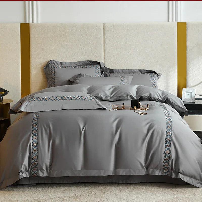120 Pillow Cotton Four Piece Luxury Pure Cotton Duvet Cover EX-STOCK Canada