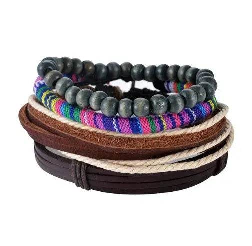 Multilayer Hemp Rope Beaded Bracelet for men and women - EX-STOCK Canada