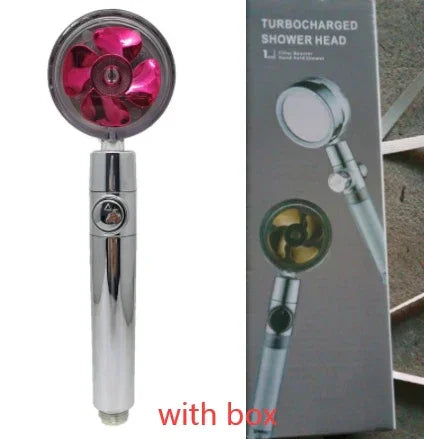 Shower Head Water Saving Flow 360 Degrees Rotating With Small Fan ABS Rain High Pressure Spray Nozzle Bathroom Accessories EX-STOCK Canada