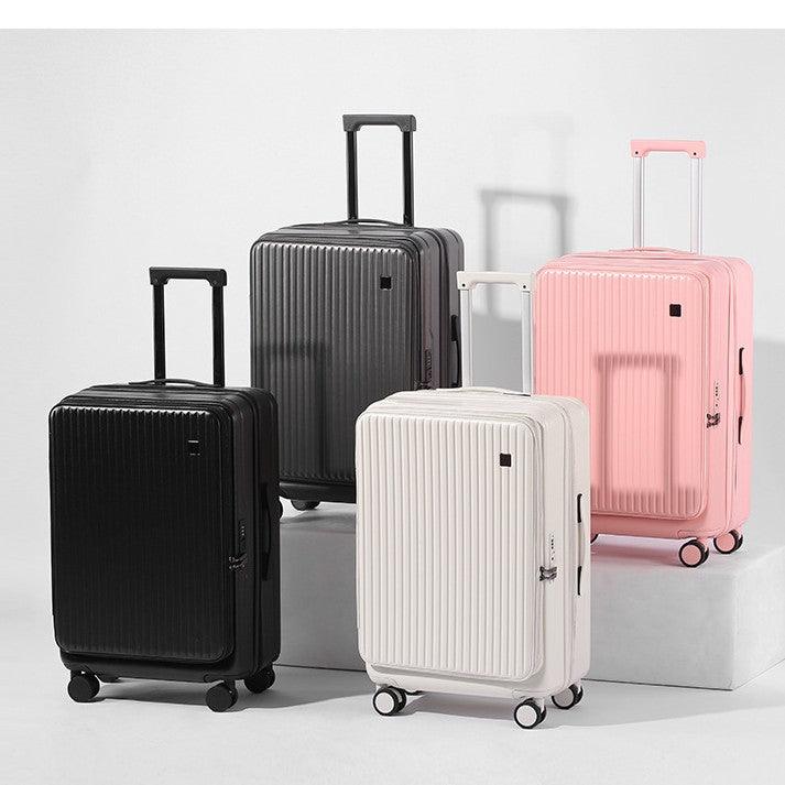 Front Open Luggage 20-inch Boarding Drop-resistant Trolley Case Extended Luggage Case | EX-STOCK Canada