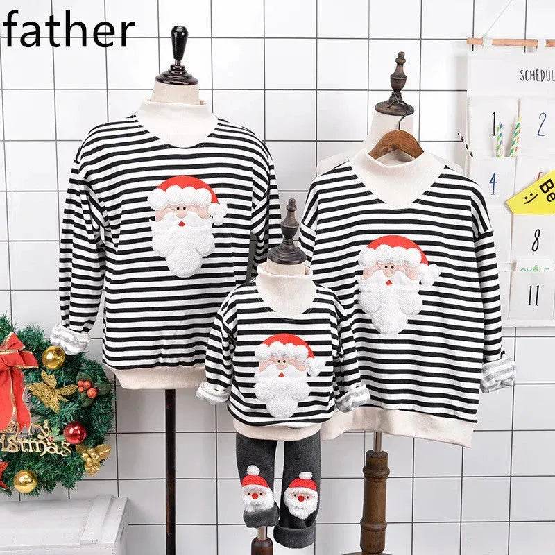 Family Christmas Deer Santa claus sweatshirt - EX-STOCK Canada