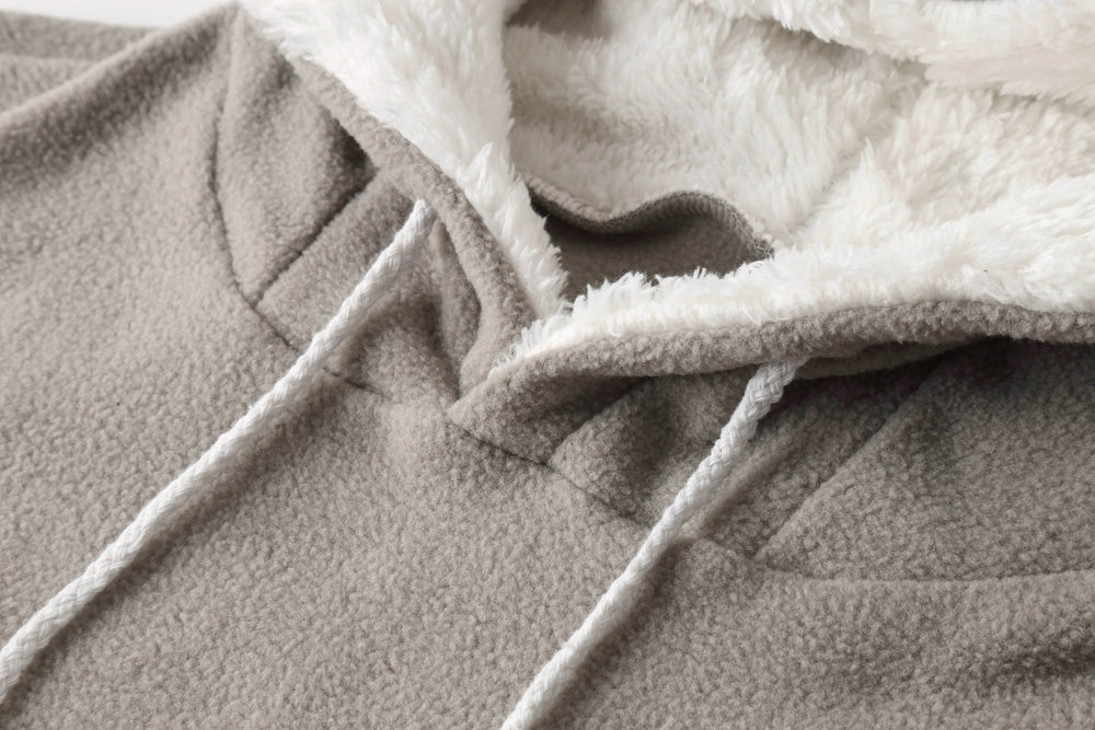 Women Embroidery Big Pocket Hoodie Pullovers Fall Winter Sweatshirt - EX-STOCK Canada