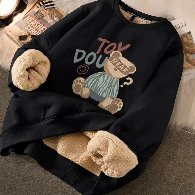 Autumn Winter Fleece-lined thick sweatshirt Pullover top for men - EX-STOCK Canada
