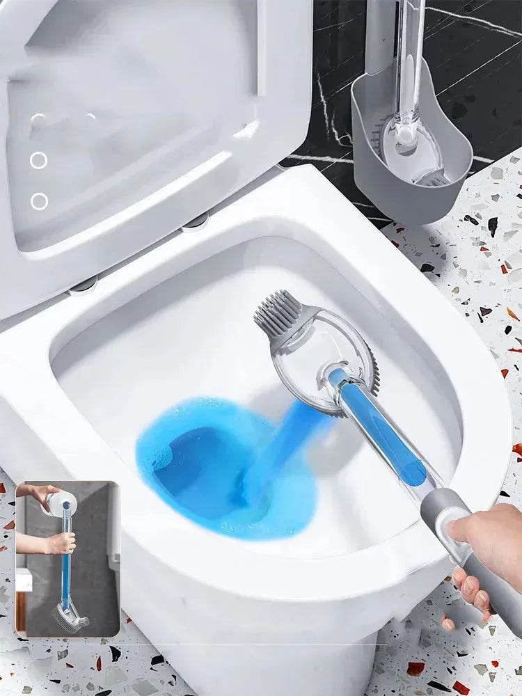 Household Sturdy Bristle strong silicone Toilet brush - EX-STOCK Canada