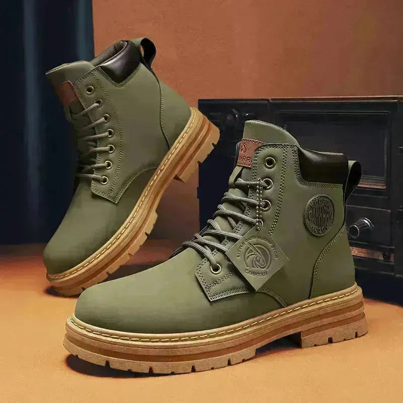 Bottes Martin High Botin Mens Casual Biker High Top