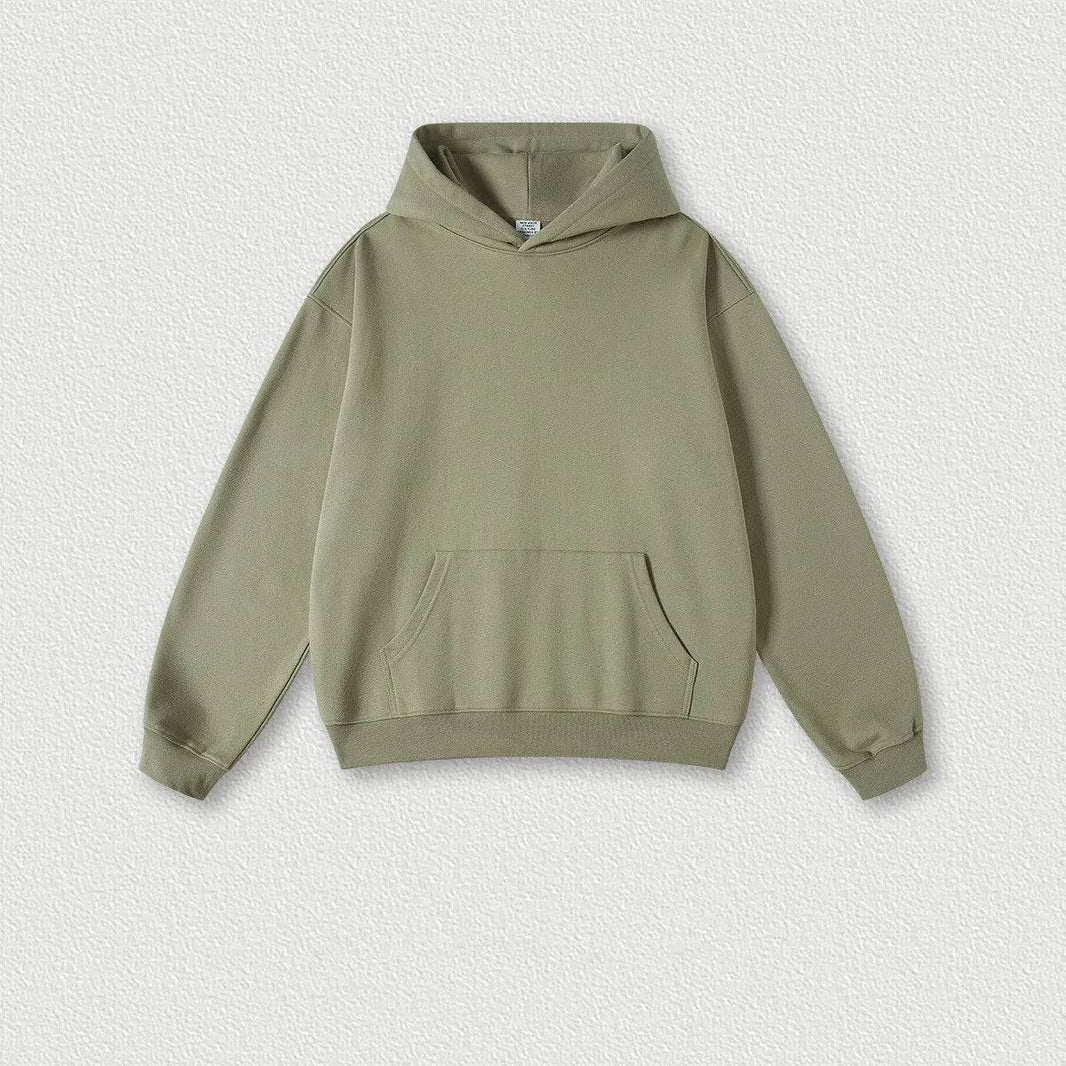 2pcs Men's Cotton American-style Heavy Hoodie Sweatshirt Pullover sweatsuit Outfit set - EX-STOCK Canada