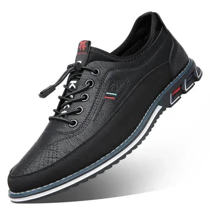 Genuine Leather Sports Comfortable And Non-slip Waterproof Leather Formal Shoes for Men - EX-STOCK Canada