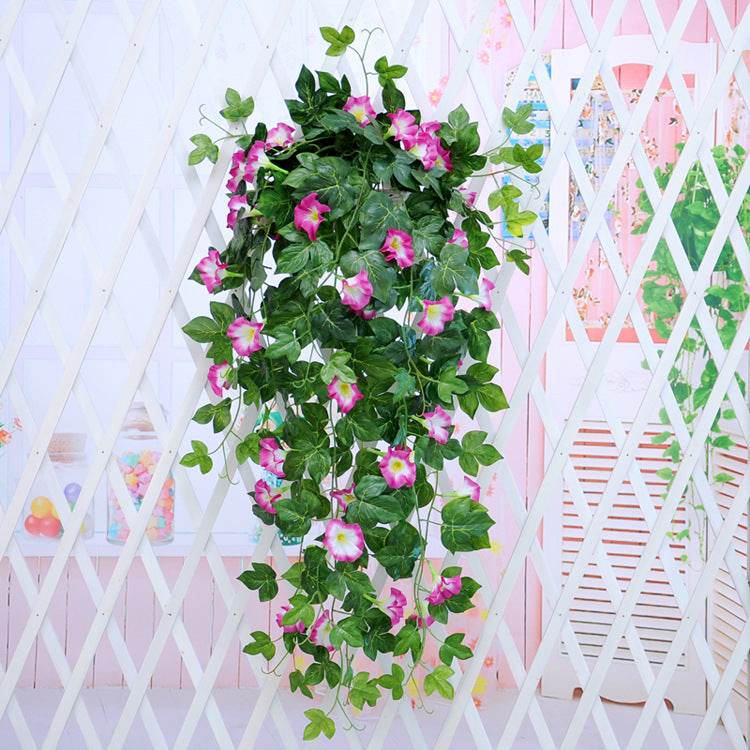 Simulation Plant Morning Glory Ratten For Wall Hanging Decoration Garlands - EX-STOCK Canada