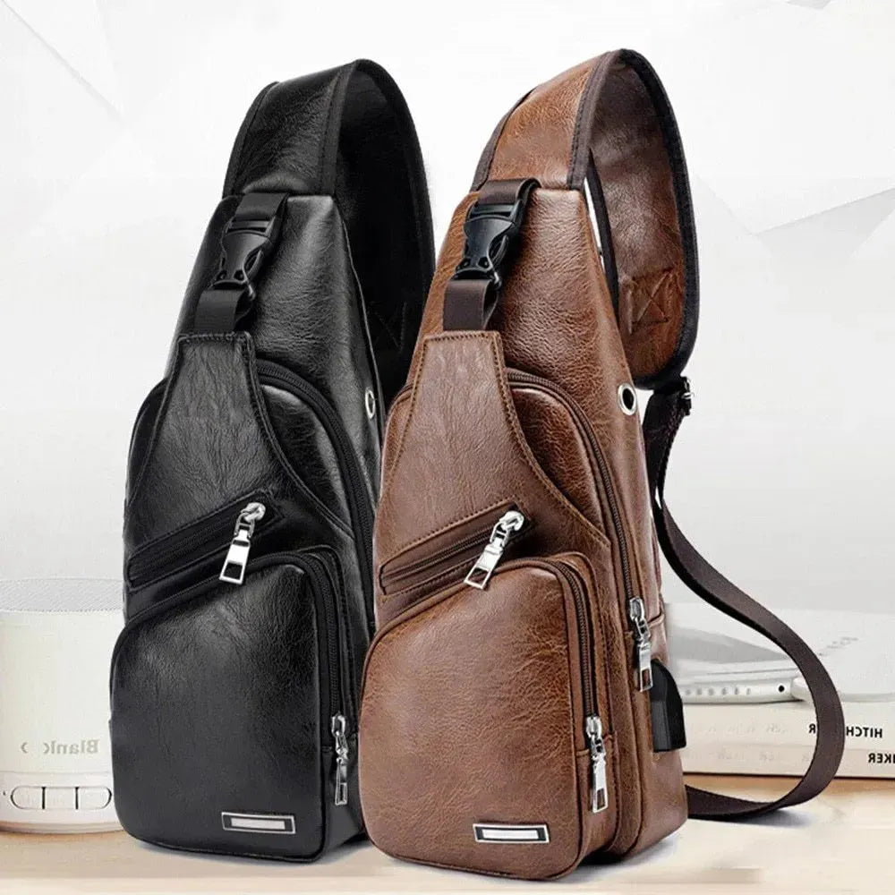 Sac de messager à épaules à un épaule décontractée.