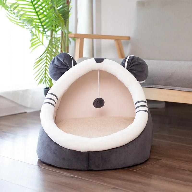 Litière pour chat domestique litière fermée chenil pour chat hiver plus veloursEX-STOCK Canada