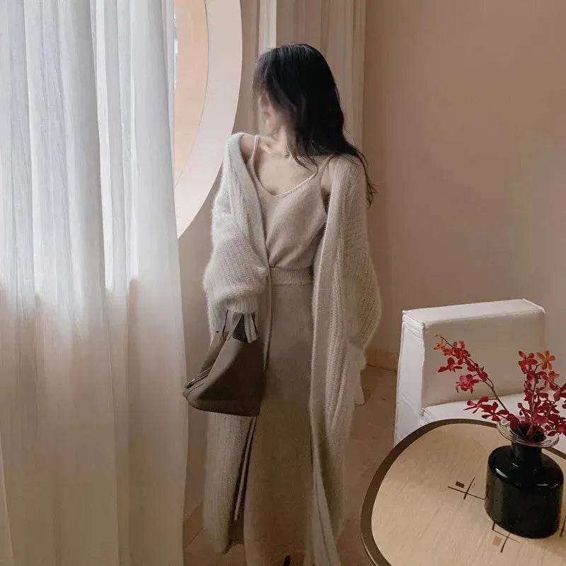 New Style Women Autumn Winter Fleece Long Kimono Sweater Jacket coat - EX-STOCK Canada
