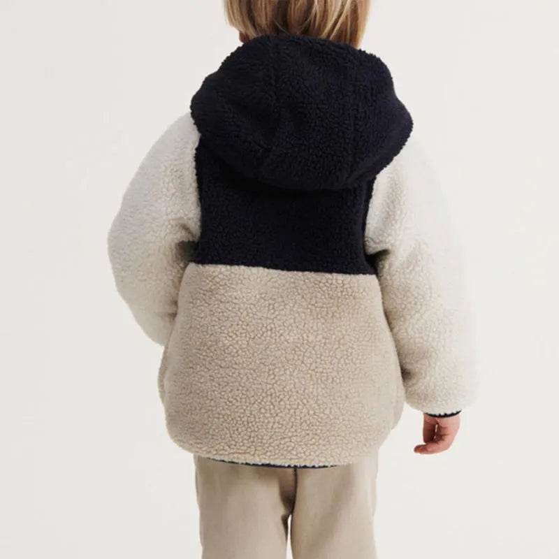 Children's Double-sided Wear Hooded Cotton Coat Jacket - EX-STOCK Canada