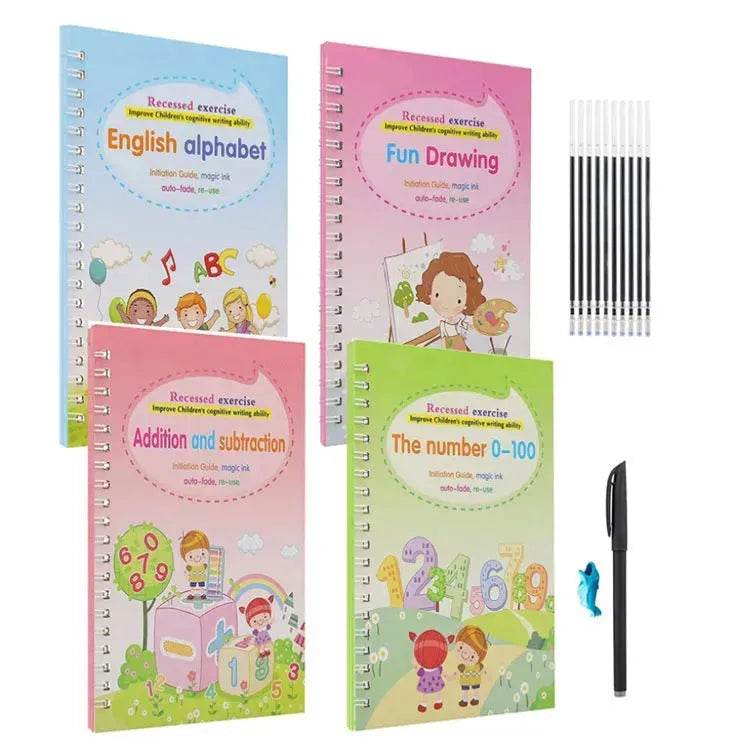 Children Sank Magic Copybook Kids Magic Calligraphy Practice Copybook - EX-STOCK Canada