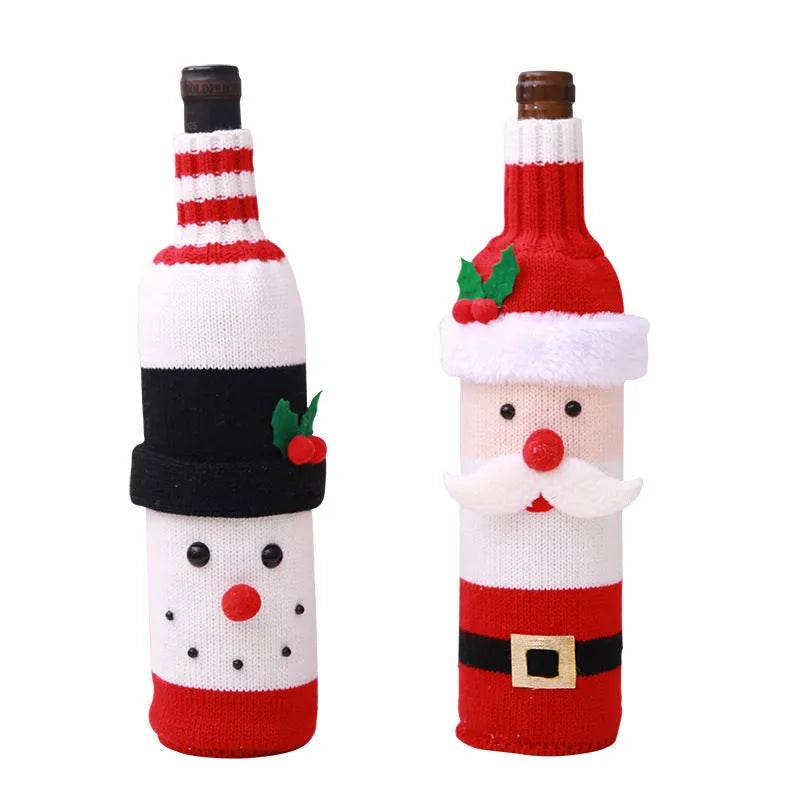 Christmas Decorations Christmas Wine Bottle Socks - EX-STOCK Canada