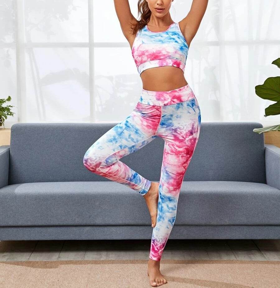 Women Workout Yoga Exercise Fitness Yoga 2 piece set - EX-STOCK Canada