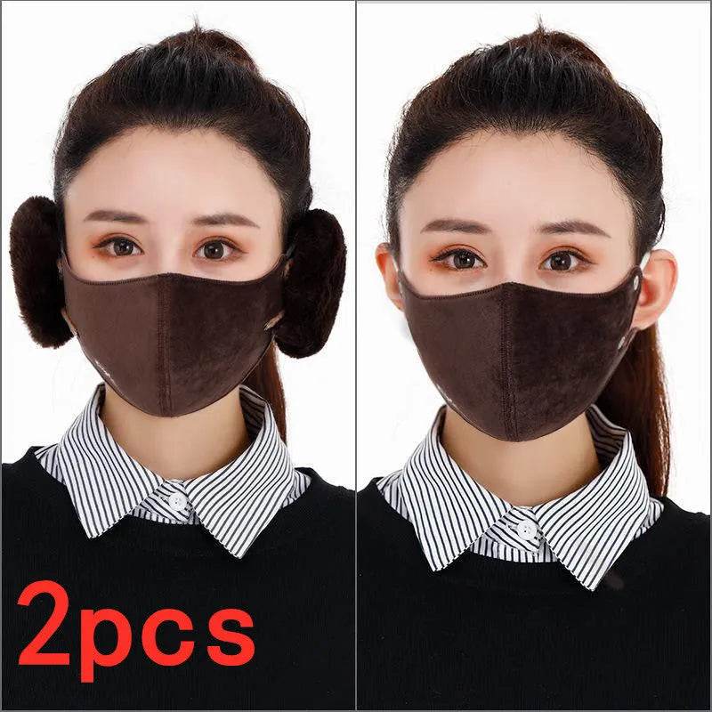 Winter detachable two-in-one warm mask earmuffs - EX-STOCK Canada