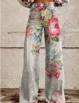 Women's Flared Thin Casual Pants