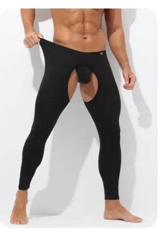 Men's Fall Winter Open Crotch Thermal Pants Long John underwear - EX-STOCK Canada