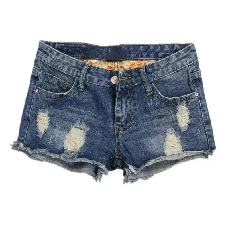 Shorts en jean déchirés pour les femmes