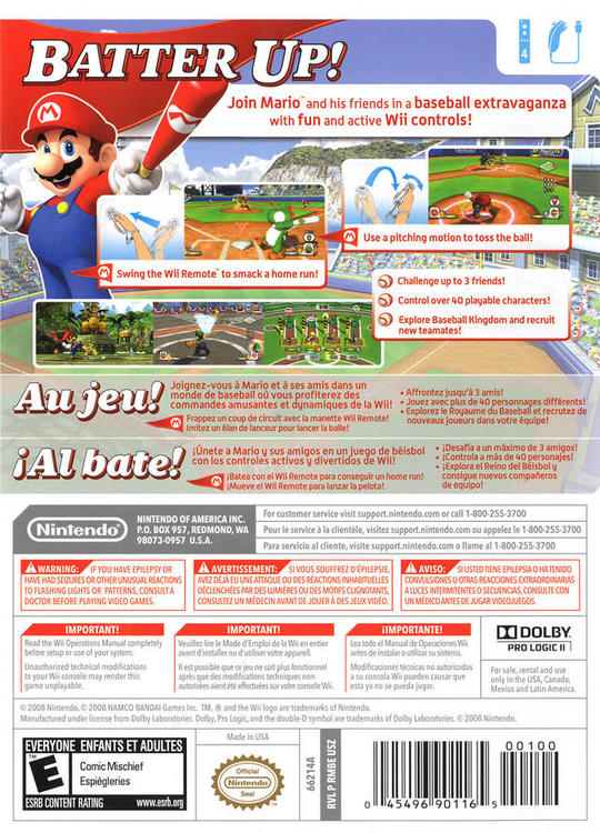 MARIO SUPER SLUGGERS - NINTENDO SÉLECTION