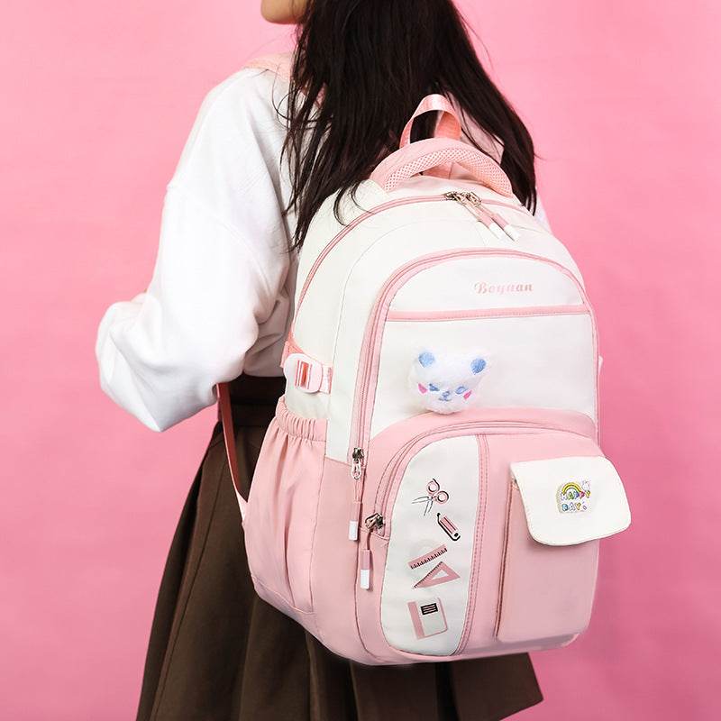 Large Capacity School Girls backpack Student School Bag - EX-STOCK Canada