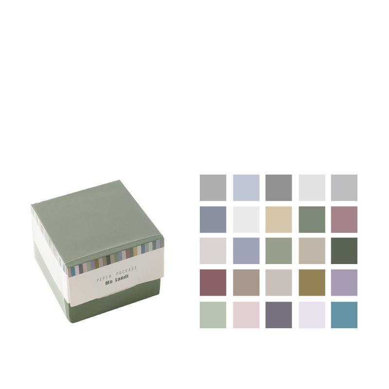 Solid Color Sticky Note Wallet Base Non-sticky Post-it Notes