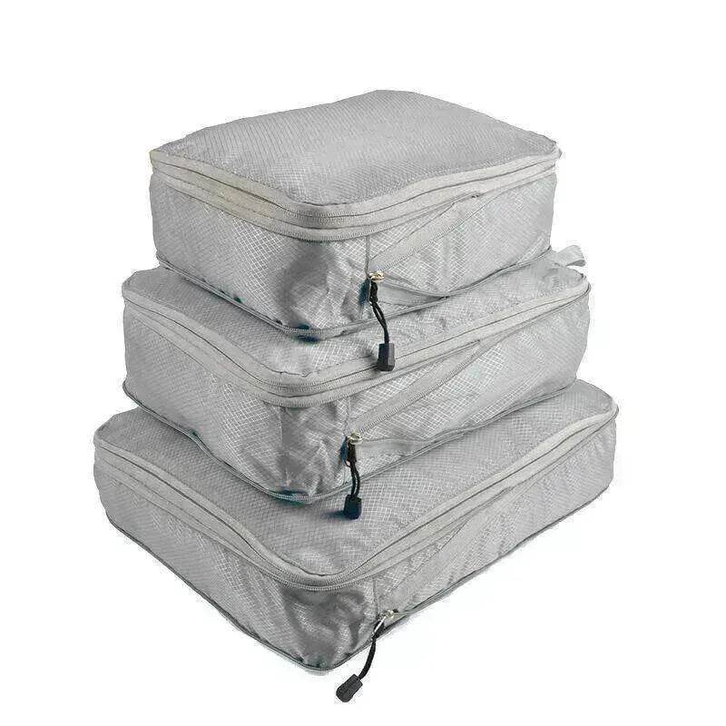 3Pcs Comp. Packing Cubes Expandable Travel Bags Organizer - Random Color - EX-STOCK Canada
