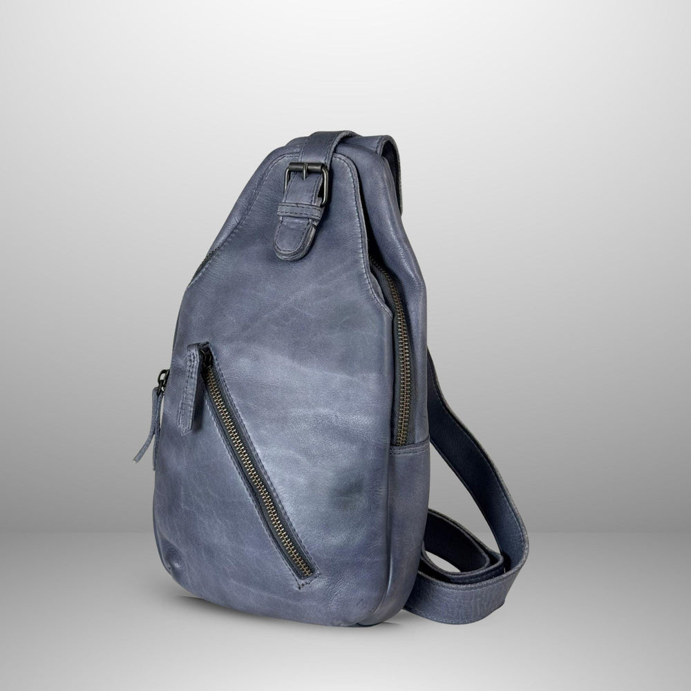Zaino da petto in pelle con spalle scoperteEX-STOCK Canada