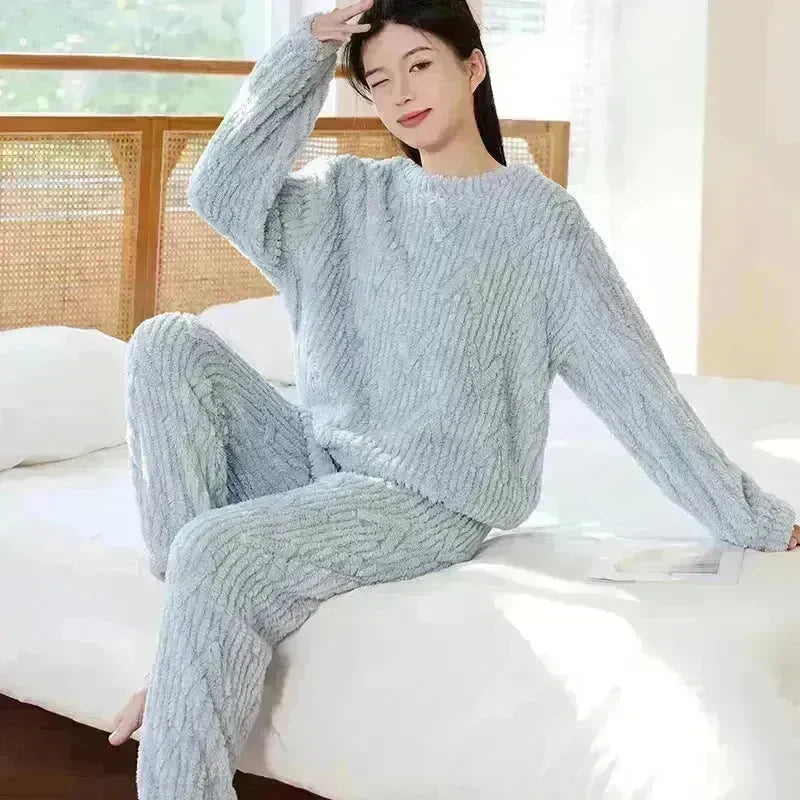 New Casual Plus Size Pajamas Suit - EX-STOCK CANADA
