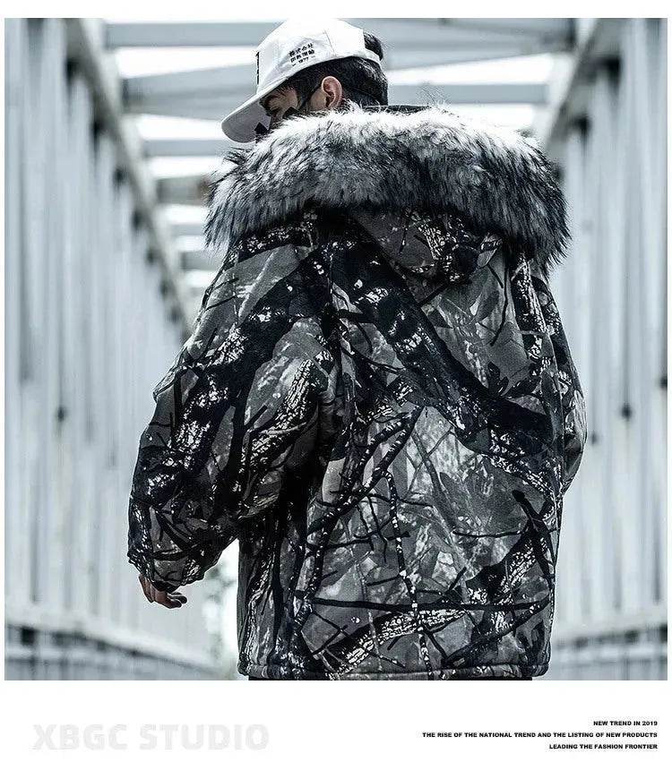 New Trendy Fashion Huge Fur Collar Winter Coat Jacket Unisex - EX-STOCK Canada