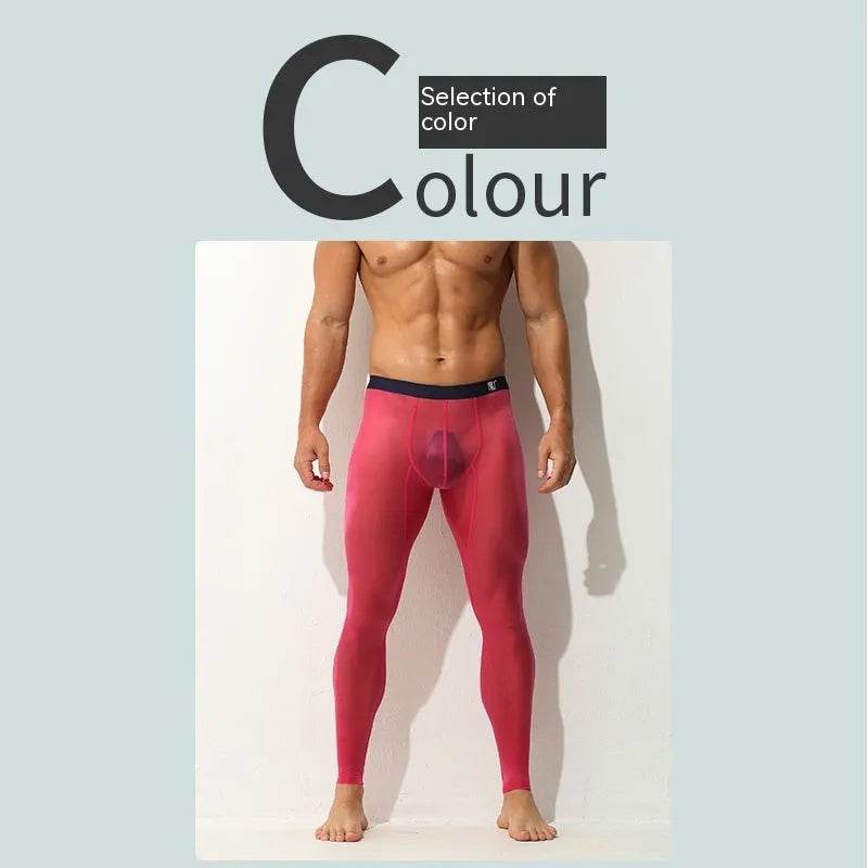 Men's Leggings Ultra-thin Tight Fitting Long John underwear men - EX-STOCK Canada