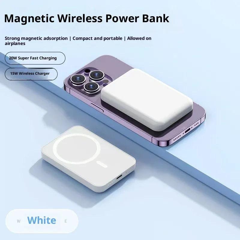 Power Bank Wireless Magnetico a Ricarica Rapida BidirezionaleEX-STOCK Canada