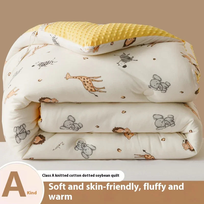 Beanie Velvet Quilt Soybean Fiber Duvet Insert Autumn And Winter EX-STOCK Canada