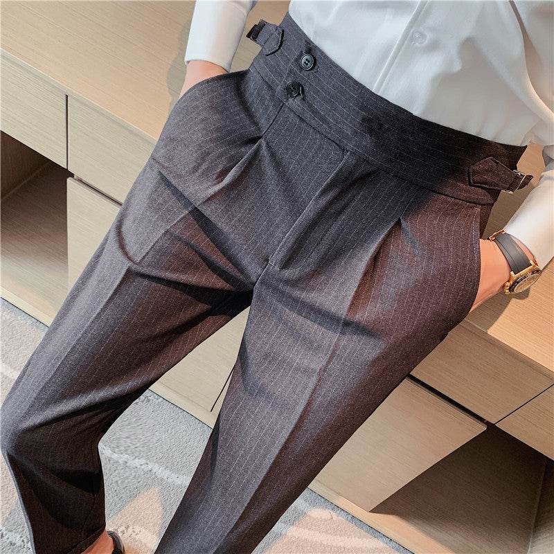 High-waisted Trousers Business Work Chinos trouser for men - EX-STOCK Canada