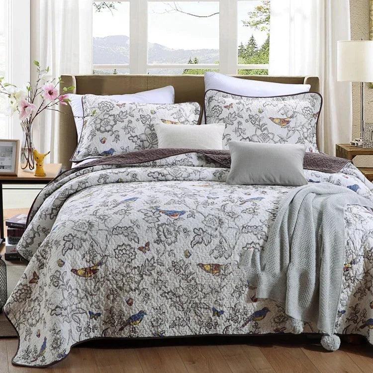 Bedspread Pure Cotton Summer Cooling Duvet Airable Cover Bed Three-piece Set EX-STOCK Canada