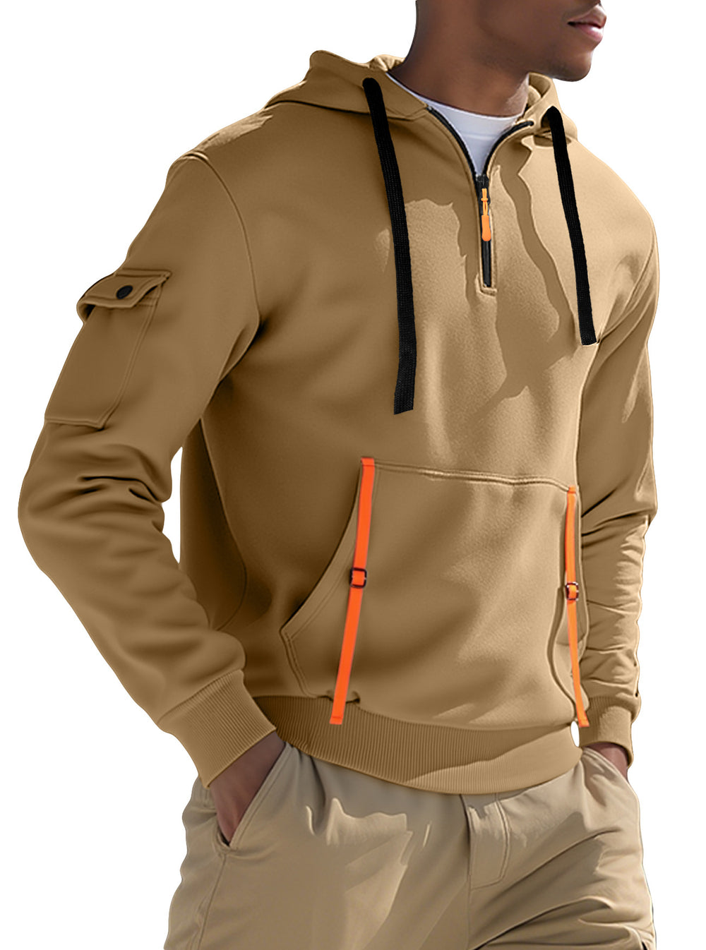Men's Fleece-lined Casual Sweatshirt Fashion Hoodie EX-STOCK Canada