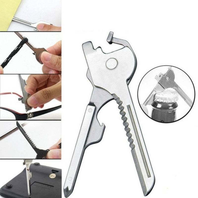 Multipurpose Keychain Key Survive Pocket Opener Shape Mini Multi Gear Utility Tech Tool Ring Screwdriver EX-STOCK Canada