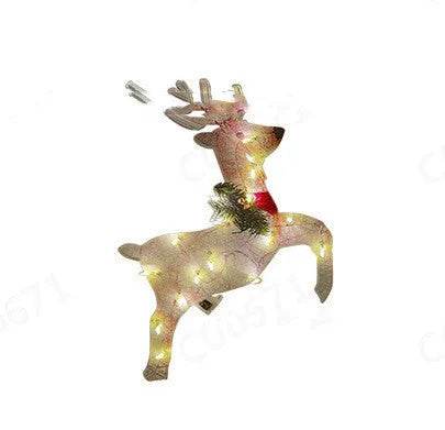 Christmas Scene Decoration With LED Lights Christmas Snowman Ornaments - EX-STOCK Canada