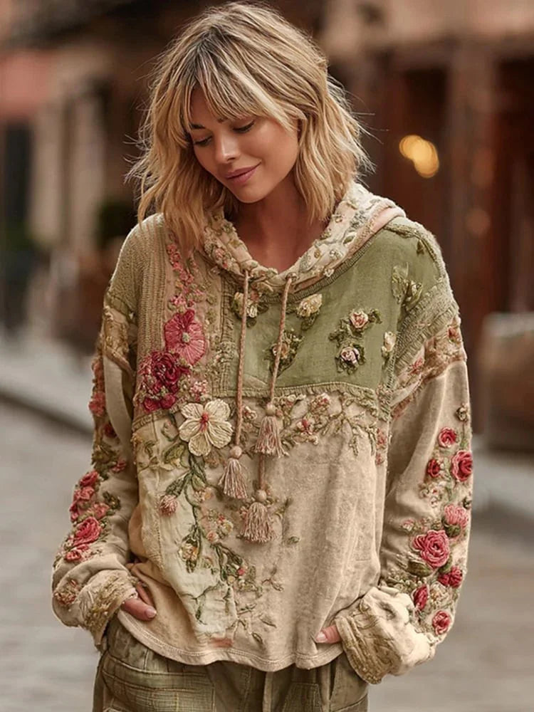 Sweat à capuche pour femmes à manches longues, pull-over ample et décontractéEX-STOCK Canada
