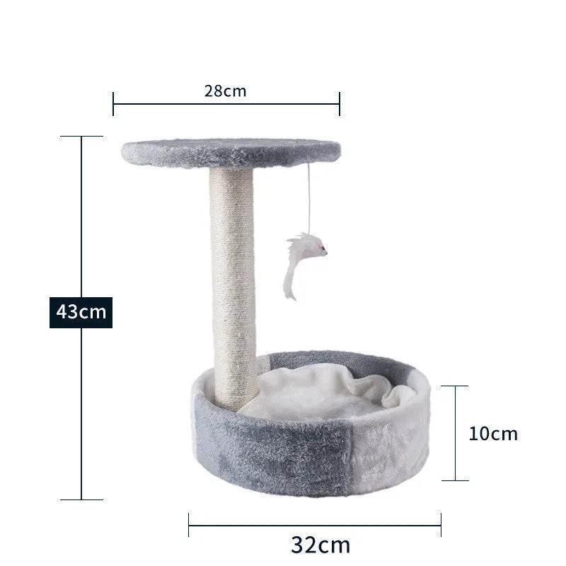 Cat Climbing Frame Litter Tree Integrated Grab - EX-STOCK Canada