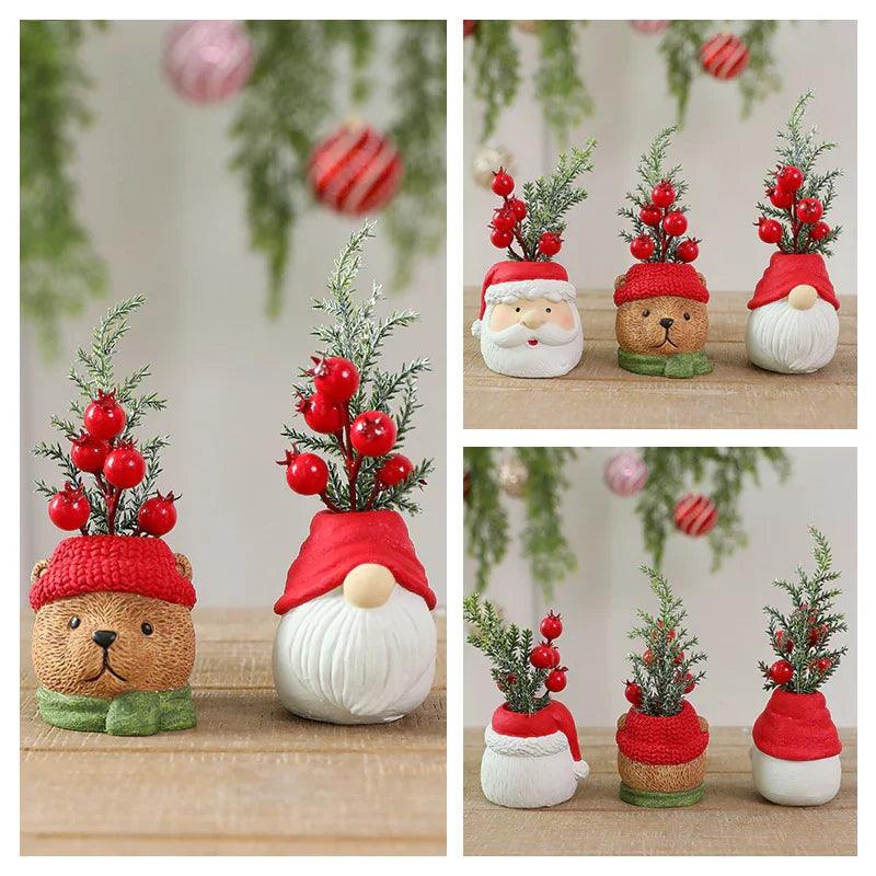 Resin Christmas Doll Santa Claus Snowman Decorations Ornaments EX-STOCK Canada